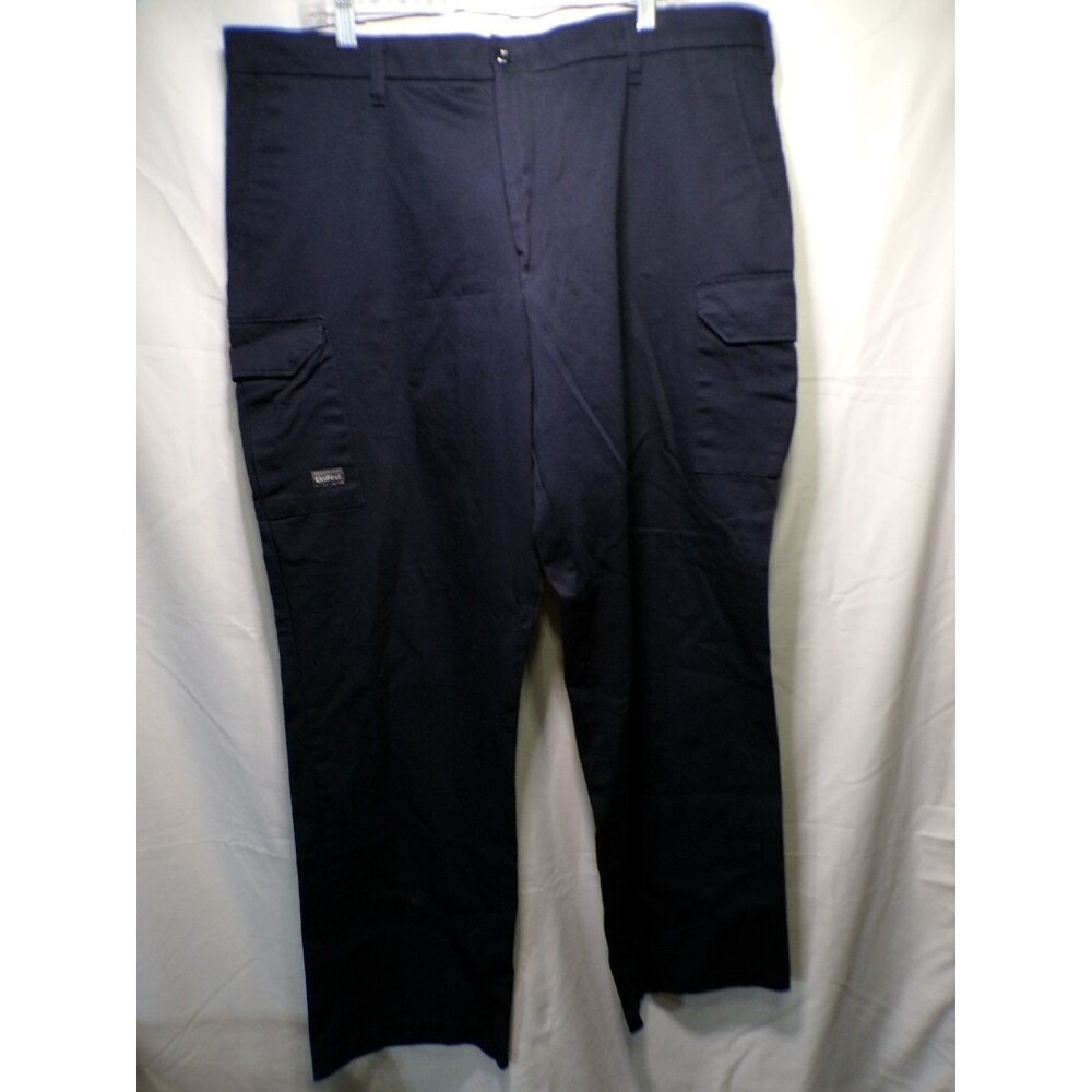 UniFirst Navy Cargo Work Pants Men's 40x32 SofTwill Uniform Utility